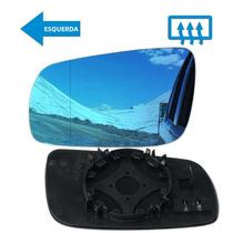 Para vw golf mk4 1996-04 azul asa porta espelho retrovisor vidro aquecido convexo esquerda