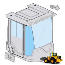 Parabrisa Lateral Direito Volvo L70F 15053831