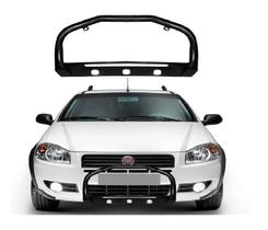 Parachoque De Impulsão Quebra Mato Mataboi Strada Peito Aço