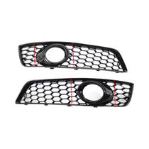 Parachoque Dianteiro Audi A3 8P 2009-2013 Com Luz De Neblina E Grade De Corrida 1 Par Cobertura De