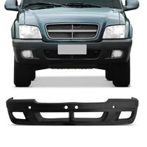 Parachoque Dianteiro Chevrolet S10 Blazer 2009 2010 2011 2012 Preto Liso com Furo de Milha