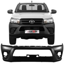 Parachoque Dianteiro com Furo Hilux Cabine Simples 2016 a 2025