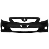 Parachoque Dianteiro Corolla 2008 a 2011 Preto Liso Com Ressalto de Placa DTS
