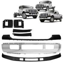 Parachoque Dianteiro Cromado Completo para F250, F350 e F4000 de 2006 a 2015