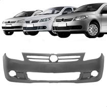 Parachoque Dianteiro Gol Saveiro Voyage G5 2010 2011 2012 2013 Preto Liso Com Furo