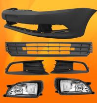 Parachoque Dianteiro Gol Voyage G6 13 14 2015 Com Furo Milha