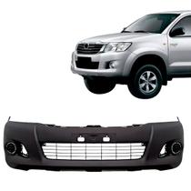 Parachoque Dianteiro Hilux 2012 2013 2014 2015 Com Moldura Sem Furo Milha