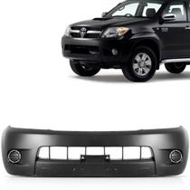 Parachoque Dianteiro Hilux 4X4 2005 2006 2007 2008 Sem Furo Moldura Milha