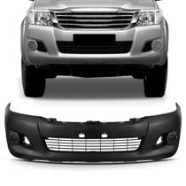 Parachoque dianteiro hilux srv 2012 2013 2014 2015 2016 com furo