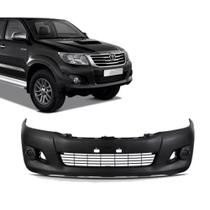 Parachoque dianteiro hilux srv 2012/2015 com furo moldura