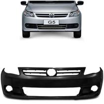 Parachoque Dianteiro Preto Liso com Furo para Farol de Milha Gol Voyage e Saveiro Geração 5 2008 até 2012