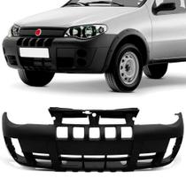 Parachoque Dianteiro Preto Texturizado Fiat Strada 2005 até 2008 - DTS