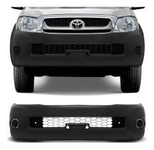 Parachoque Dianteiro Toyota Hilux SRV SRX 2009 a 2011 Sem Furo para Milha e Alargador