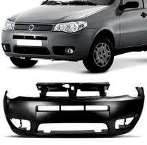 Parachoque Fiat Palio 2004/2007 dianteiro preto liso (furo farol auxiliar) - Lumax Parachoque Fiat Palio 2004/2007 dianteiro preto liso (furo farol auxiliar) - Lumax