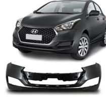 Parachoque hyundai hb20 2016/2019 dianteiro preto liso (furo farol auxiliar) r2a