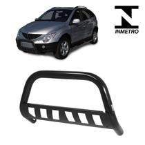 Parachoque Quebra Mato Actyon SUV 2011 2012 2013 Chapa Preto
