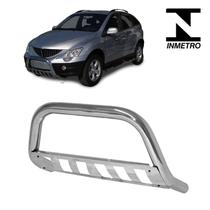 Parachoque Quebra Mato Actyon SUV 2020 2021 2022 Chapa Cromo