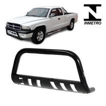 Parachoque Quebra Mato Dakota 1999 200 2001 Com Chapa Preto