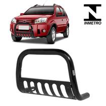 Parachoque Quebra Mato Ecosport 2004 2005 2006 Preto C Chapa