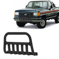 Parachoque Quebra Mato F1000 1995 1996 Preto com barras Parachoque Quebra Mato F1000 1995 1996 Preto com barras