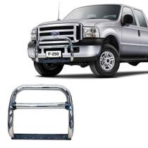 Parachoque Quebra Mato F250 2010 2011 2012 Cromado com barra Parachoque Quebra Mato F250 2010 2011 2012 Cromado com barra