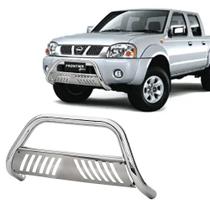 Parachoque Quebra Mato Frontier SEL 2012 2013 Cromo c/ chapa