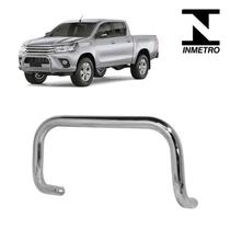 Parachoque Quebra Mato Hilux 2016 2017 2018 2019 Cromado