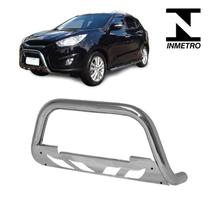 Parachoque Quebra Mato IX35 2010 2011 2012 Com Chapa Cromado