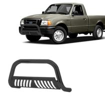 Parachoque Quebra Mato Ranger 1998 1999 2000 Preto com chapa Parachoque Quebra Mato Ranger 1998 1999 2000 Preto com chapa