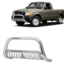 Parachoque Quebra Mato Ranger 2001 2002 2003 Cromo com chapa