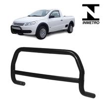 Parachoque Quebra Mato Saveiro 2010 2011 2012 2013 Preto