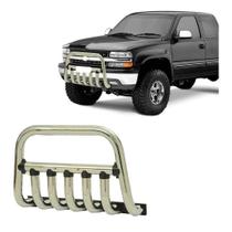 Parachoque Quebra Mato Silverado 1997 1998 1999 2000 Cromo