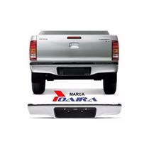 Parachoque Tras Hilux 2005 A 2015 Cromado Com Pisante Daira