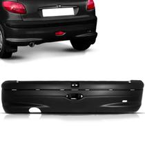 Parachoque Traseiro 206 1998 A 2010 Preto Liso Parachoque Traseiro 206 1998 A 2010 Preto Liso