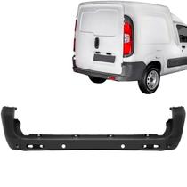 Parachoque Traseiro Fiorino 14 15 16 17 18 19 20 21 22 23 24 Cinza Texturizado Com Furo Refletor