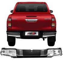 Parachoque Traseiro Hilux 2016 A 2022 Cromado C/pisante Fpi Parachoque Traseiro Hilux 2016 A 2022 Cromado C/pisante Fpi