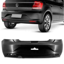 Parachoque volkswagen gol g7 2017/2018 3 portas/5 portas traseiro preto liso (furo refletor) r2a