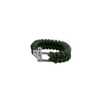 Paracord Pulseira Verde 25cm X 3,5m Aberta 2 Unidades - Albatroz