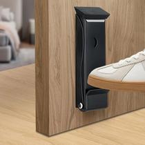 Parada De Porta Ajustável De Alta Resistência Com Montagem No Chão E Ponta De Borracha