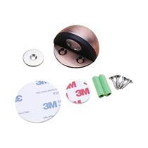 Parada De Porta Magnética Em Aço Inoxidável, Anticolisão, Semicircular, Sem Perfuração Parada De Porta Magnética Em Aço Inoxidável, Anticolisão, Semicircular, Sem Perfuração