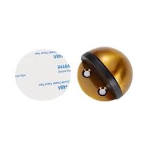 Parada De Porta Magnética Em Aço Inoxidável Com Borracha Não Magnética Semi-Circular Anti-Colisão