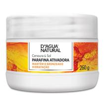 Parafina Ativadora Cenoura e Sol D'agua Natural Antioxidante Hidratante 260g