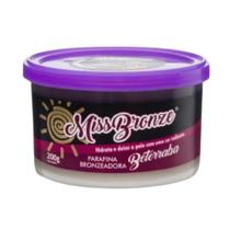 Parafina Bronzeadora com Ativador de Bronze Miss Bronze 200g Beterraba