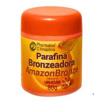 Parafina Bronzeadora com Óleo de Urucum 80g Amazônica