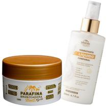 Parafina Bronzeadora Gold com Hidratante Líquido Corporal Energizante Parafina Bronzeadora Gold com Hidratante Líquido Corporal Energizante
