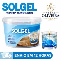 Parafina Gel Cristal da SOLGEL 1kg