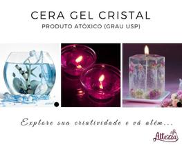 Parafina Gel Cristal Duro 900g (Cera Gel Duro) = 1100ml