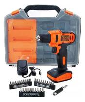 Parafusadeira 10mm Sem Fio BlackDecker Modelo LD12SCBR com Maleta Parafusadeira 10mm Sem Fio BlackDecker Modelo LD12SCBR com Maleta