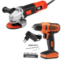 Parafusadeira 12 v + esmerilhadeira 650 w black decker