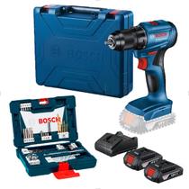 Parafusadeira 18V Gsr 185-Li+Maleta Vline 48 Peças Bosch
